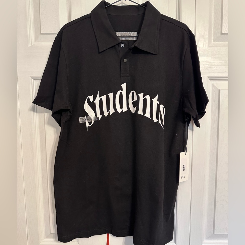 Students Golf-Men's Black Polo Shirt